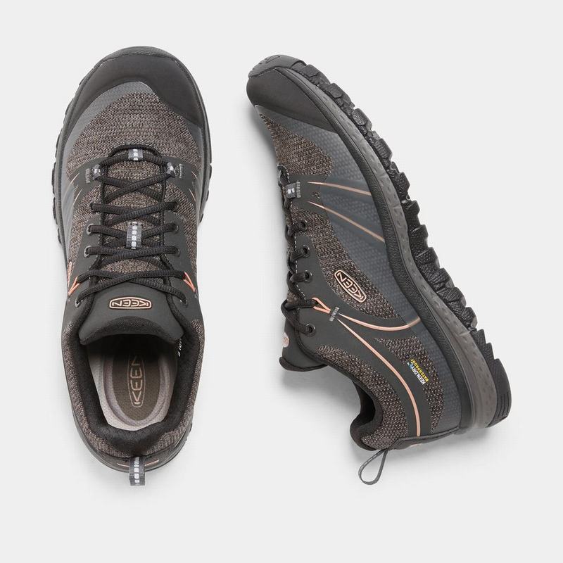 Keen Terradora Waterproof - Kadın Trekking Ayakkabısı - Koyu Gri - Turkey (459862ANK)